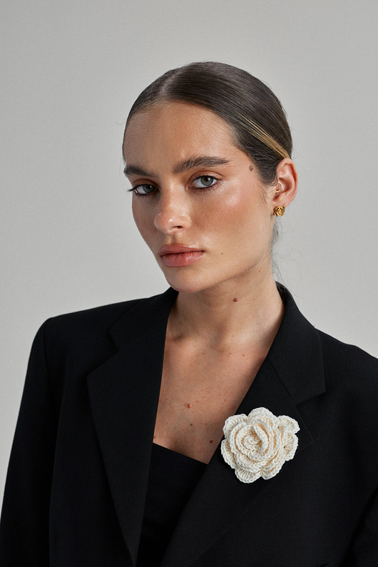 broszki Broszka Creamy Rose