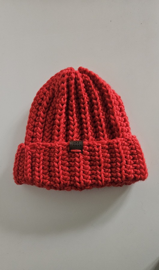 czapki damskie Czapka wełniana w kolorze czerwień Bożonarodzeniowa