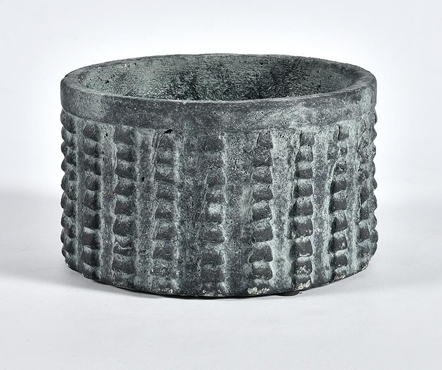 Osłonka doniczka grafit beton 10,50x17,50cm Home Design
