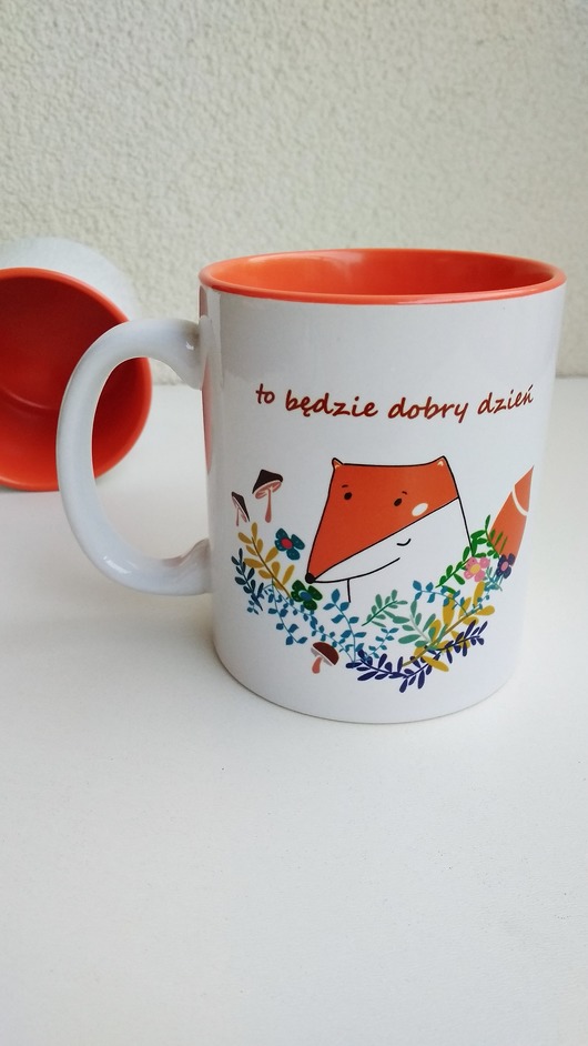 to będzie dobry dzień / kubek z lisem 330ml MUKI design