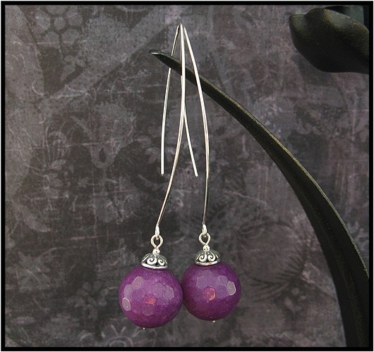 LUXURY- Jadeit Jagodowy w Srebrze Bali Little Dreamer