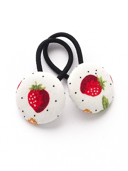 Gumeczki do włosów  truskaweczki Momilio