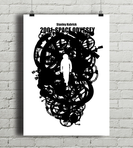 Plakat 2001: Odeseja Kosmiczna  minimalmill