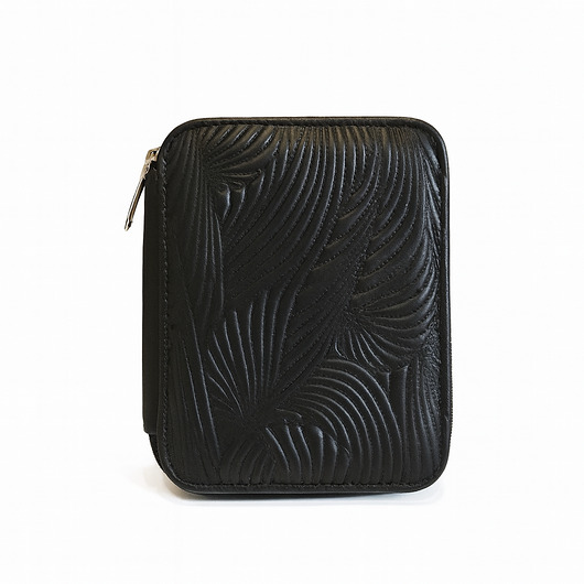 piórniki Etui na 7 piór lub długopisów do 12 cm długości - czarne