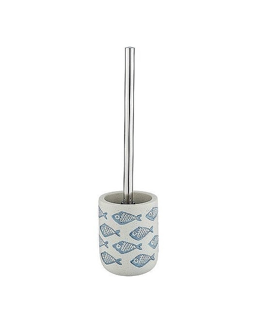 Szczotka Toaletowa z Pojemnikiem Ceramicznym Fish MIA home