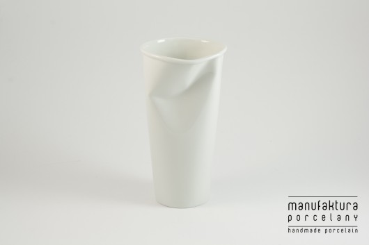 Paper Cup L - biały Manufaktura Porcelany