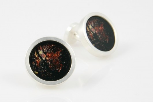 Good Night New York –  srebrne spinki XXXFruit Bijoux