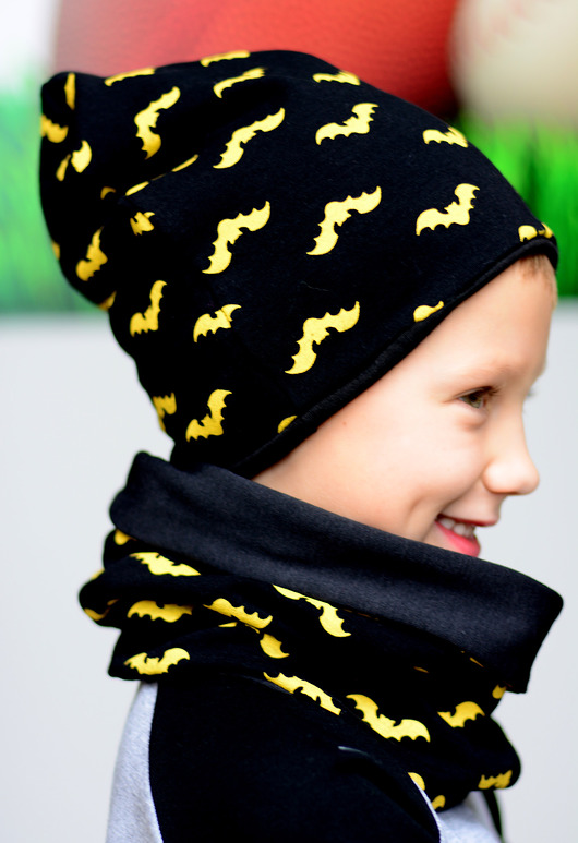 Komin czarny batman  KOCIKOWO