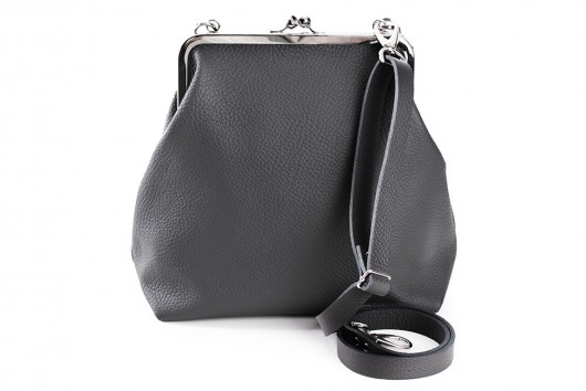 torby na ramię Torebka z biglem, skóra naturalna, z biglem