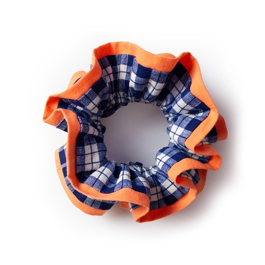 gumki do włosów Ruffle scrunchie Midnight - Orange