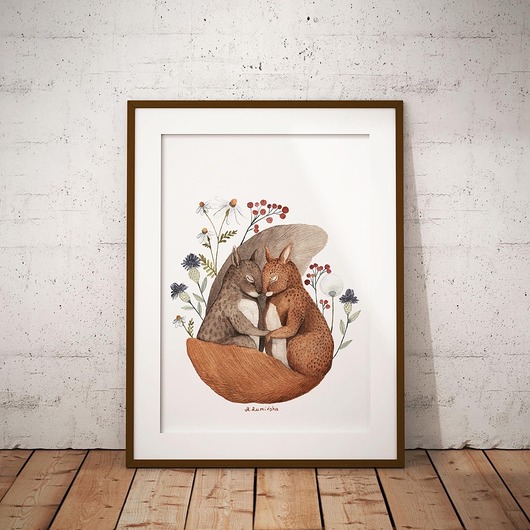 Plakat ilustracja Przytalaski Monika Ruminska