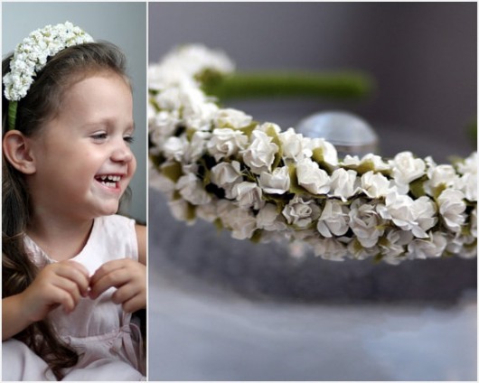 White Flower Tiara made by agah