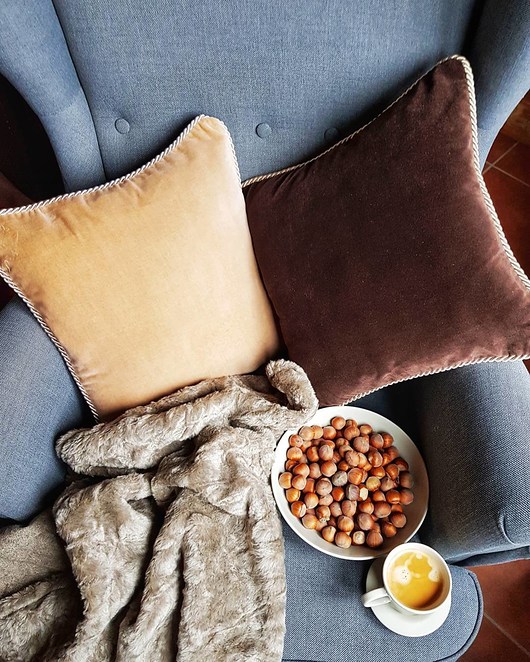 Koc/pled  „KARAKUŁ AZJATYCKI – BROWN” Color For Home