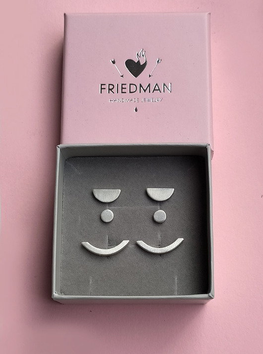 kolczyki srebrne Zestaw kolczyków, srebro 925