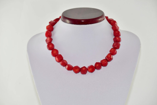korale Naszyjnik z kamieni naturalnych Coral Roja