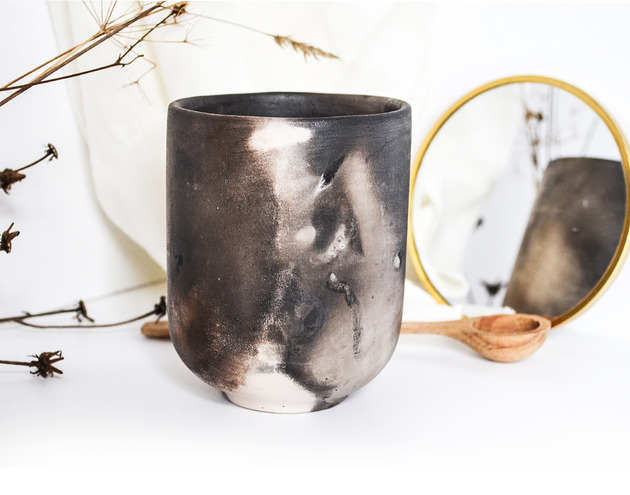 kubki Ceramiczny unikatowy kubek handmade, 250 ml