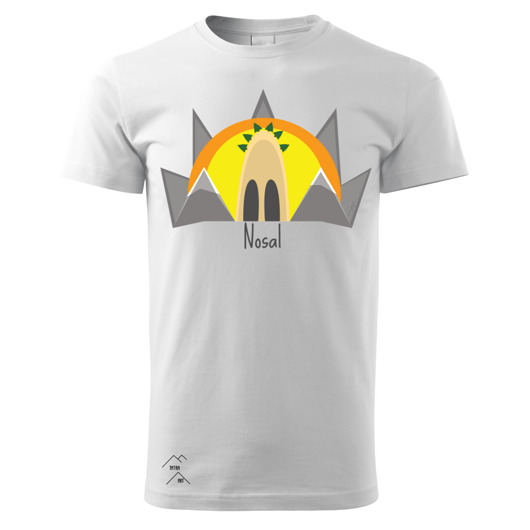 t-shirty męskie Nosal grafika by Szymon Rabiasz white men