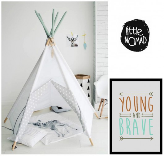 Tipi littleNOMAD + PLAKAT A3 LittleNOMAD