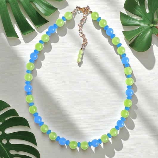 chokery Choker : summer collection : lime in the sky