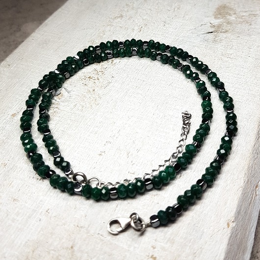 korale Korale jadeit szmaragdowy   kors10