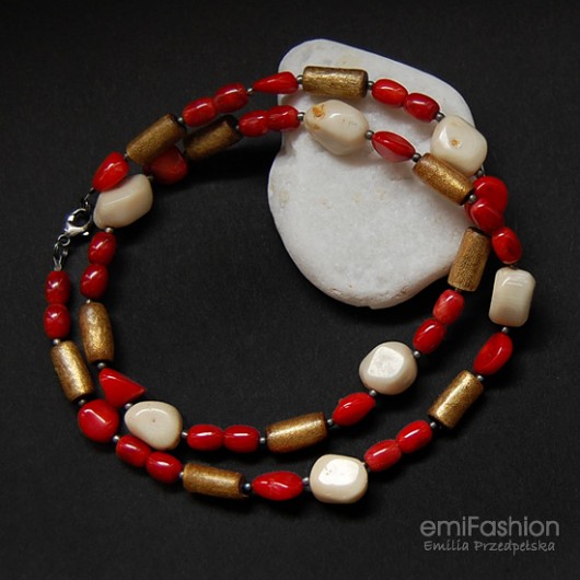 Koral - naszyjnik MAREMI Jewelry