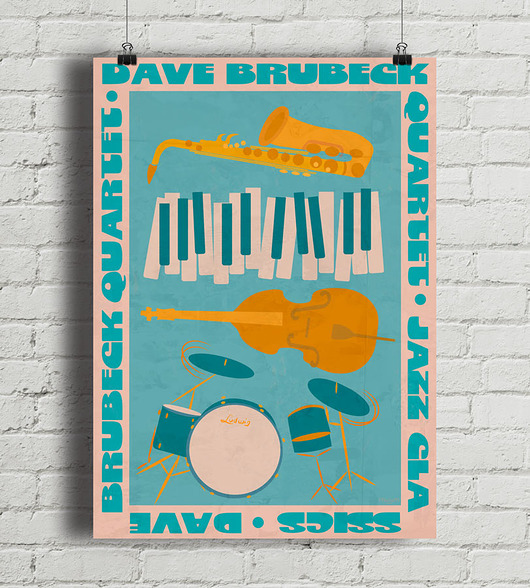 plakaty Dave Brubeck Quartet - plakat fine art