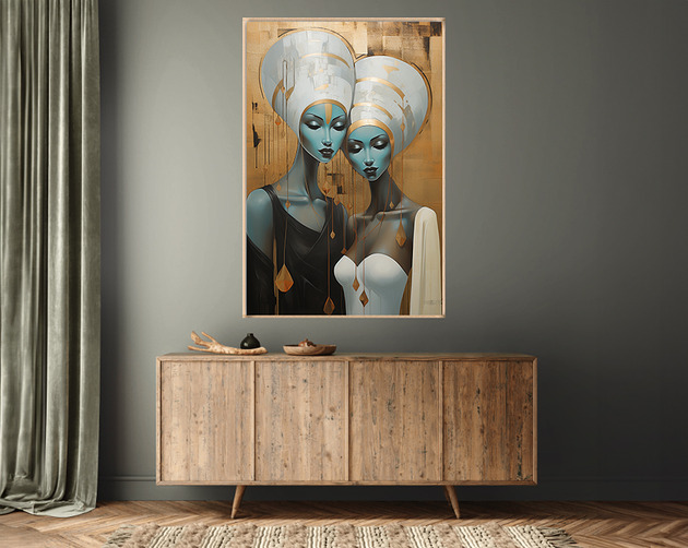plakaty Oblicza Innych Wymiarów - Plakat - Druk - Abstrakcja, Surrealizm, Loft #16