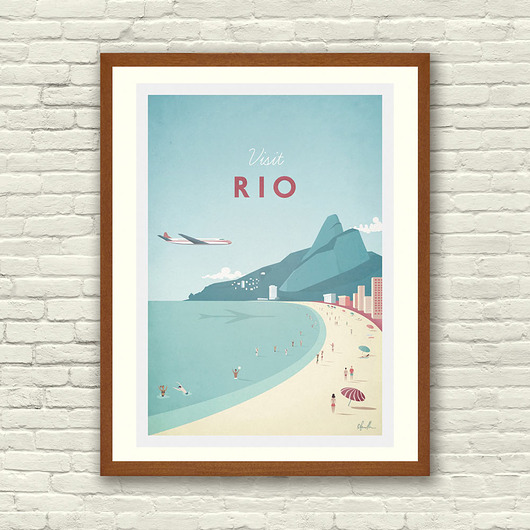 plakaty Rio de Janiero - vintage plakat 50x70 cm
