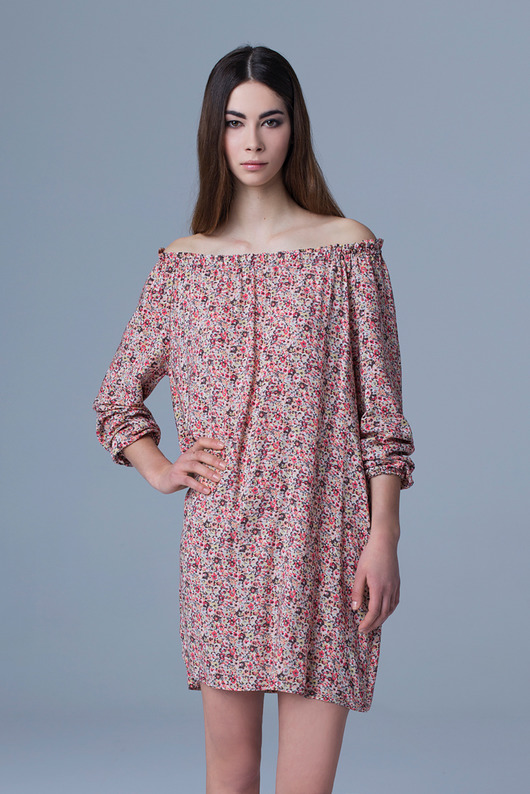Sukienka w stylu BOHO w kwiaty polanka