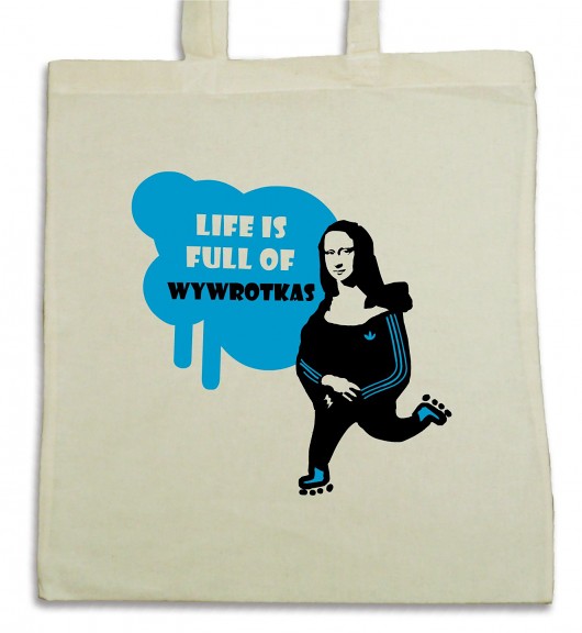 LIFE IS FULL OF WYWROTKAS torba ekologiczna milimetr