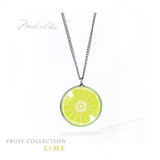 Fruit Collection Lime - naszyjnik simple Makaliboo