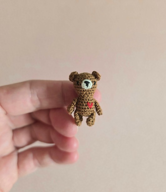 przytulanki dla niemowląt i dzieci Miś kieszonkowy miniaturka