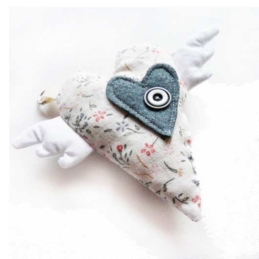 Walentynkowy breloczek SERDUCHO I handmadebyeli
