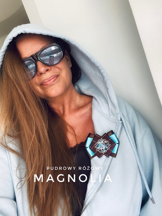 broszki Kolekcja Kwiatowa Kwiat Magnolii  NEW