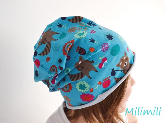 Czapka Letnia Bawełniana Jersey-Szopy Milimili