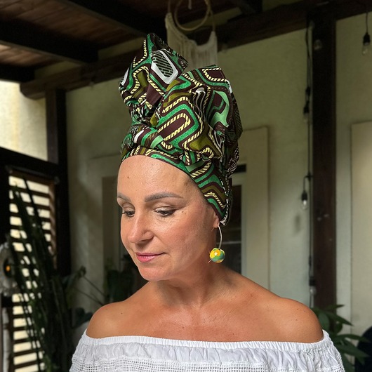 czapki damskie Chusta na turban Markeba