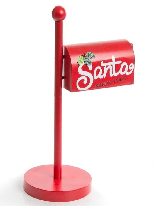 dekoracje świąteczne Skrzynka na Listy Santa 44 cm