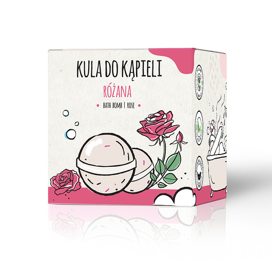 produkty do kąpieli Kula do kąpieli Różana