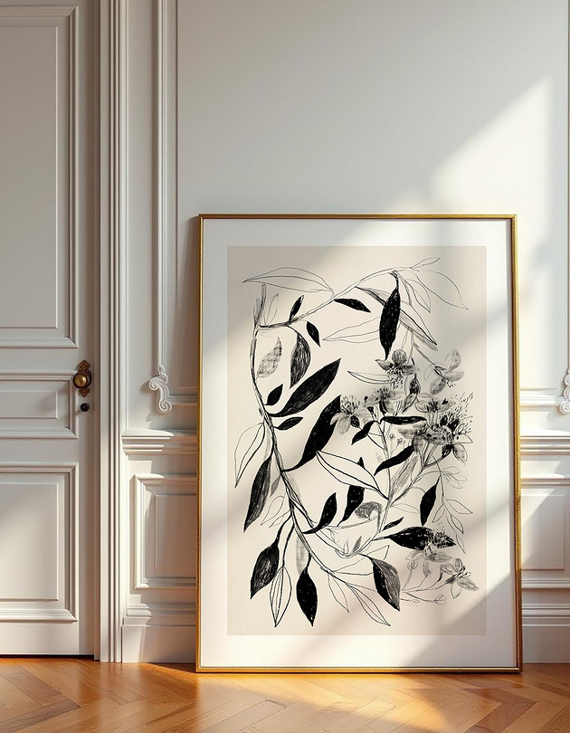 grafiki i ilustracje Ilustracja botaniczna  50x70