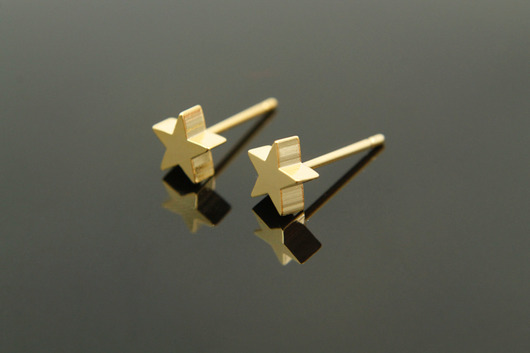 kolczyki pozłacane Złote Gwiazdki prosto z Nieba