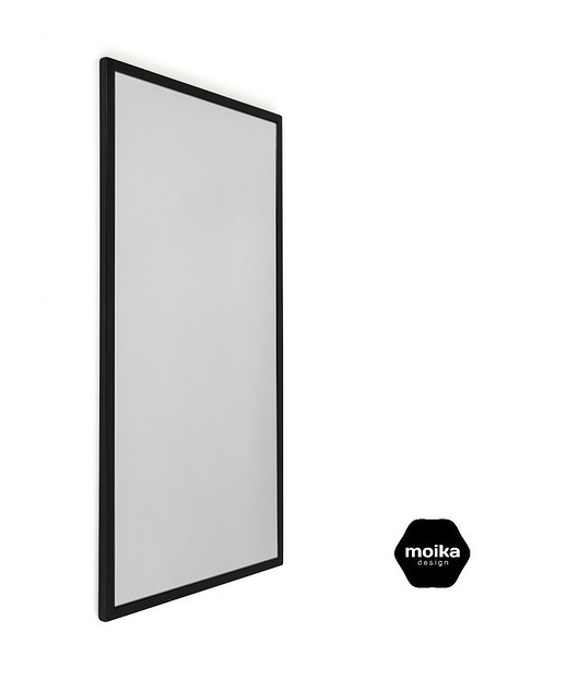 lustra stojące i wiszące Lustro w ramie metalowej