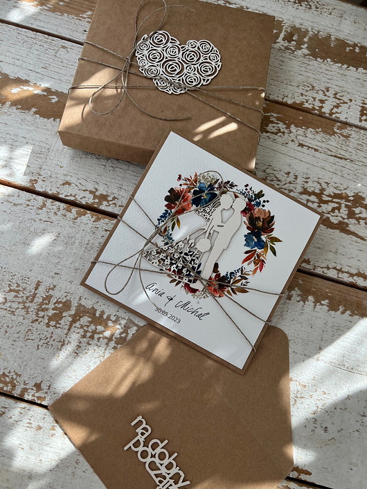 zaproszenia i kartki na ślub Personalizowany prezent na ślub - wyjątkowa kartka ślubna