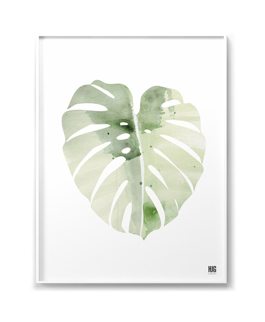 Plakat Monstera roz. 61x91 cm Hug The Stuff