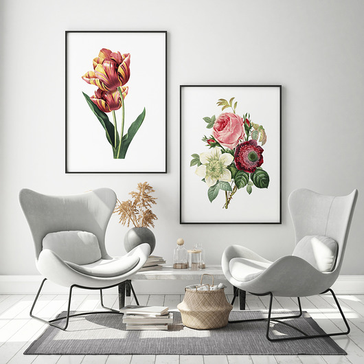 Zestaw Kwiaty - dwupak plakatów HOG STUDIO