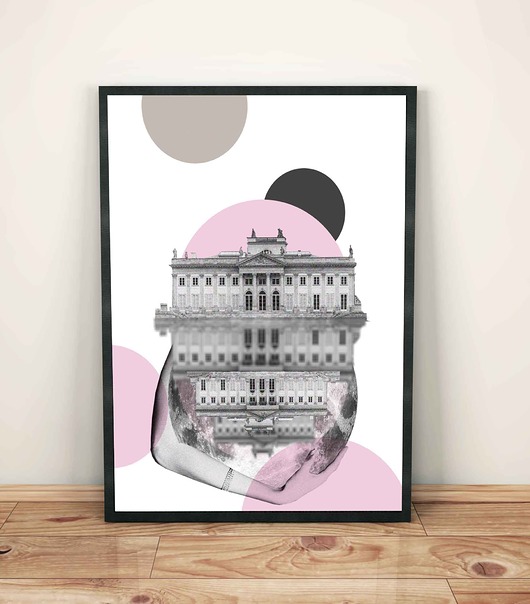 plakaty Plakat "Warszawa - łazienki"