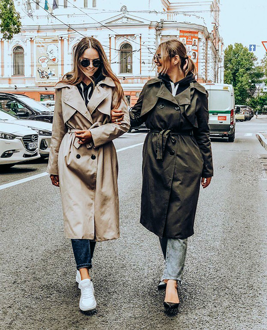 płaszcze damskie Płaszcz Trencz