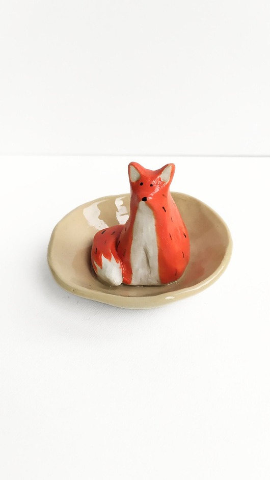 pojemniki na biżuterię Na biżuterię- lisek