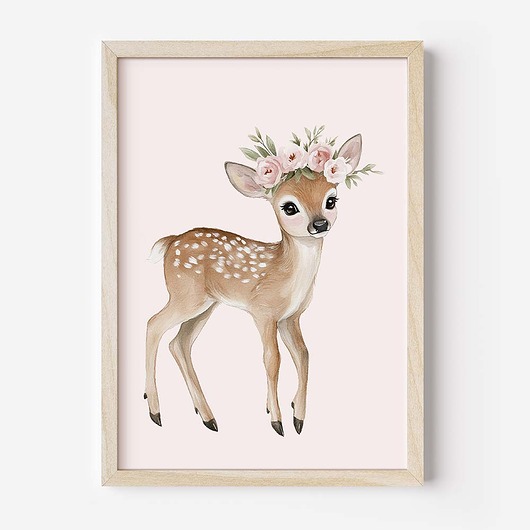 obrazy i plakaty do pokoju dziecięcego Kolekcja leśne zwierzęta nr 10  Plakaty Na Ścianę Dla Dzieci