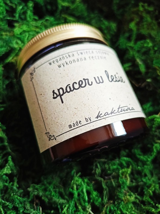 świeczniki i świece SPACER w LESIE - świeca sojowa 120ml