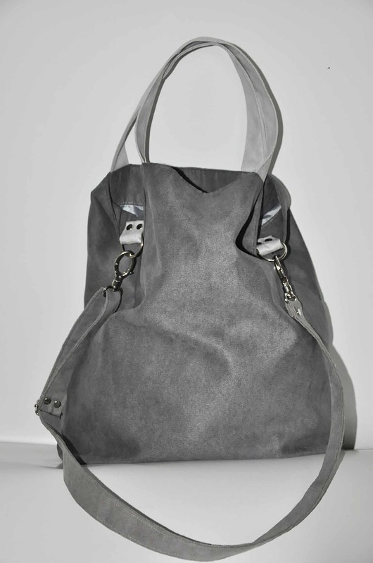 torby na ramię Torba na ramię XXL - szaraczek